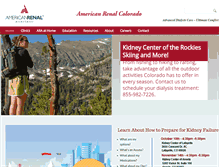 Tablet Screenshot of americanrenalcolorado.com